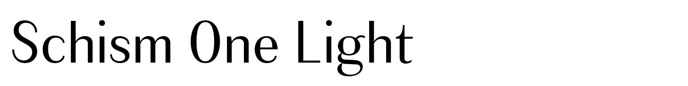 Schism One Light
